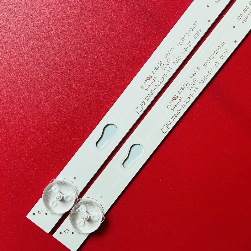 2PCS TV Lamps Kit LED Backlight Strip For Hkpro HKP32F18 HKP32SM5 LED Bars Bands GIC32LB37_3030F2.1D_V0.5 Rulers 4C-LB320T-ZM01J