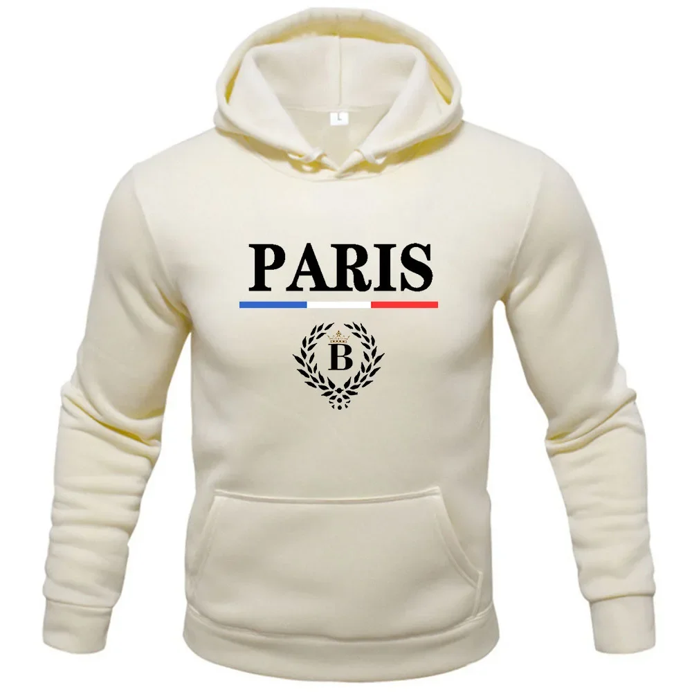 2024 New Casual Sports Spring and Autumn Men's Hoodie Letter 