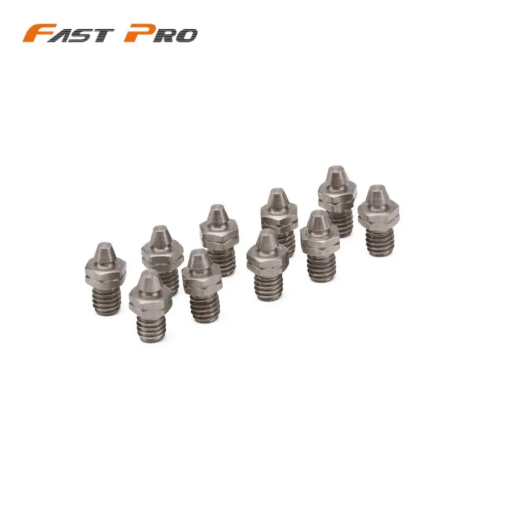 Motorcycle Universal Foot Pegs Footpegs 10Pcs Screws Bolts M4*0.7  For KTM Honda Kawasaki Suzuki Yamaha SX SXF EXC Dirt Bike