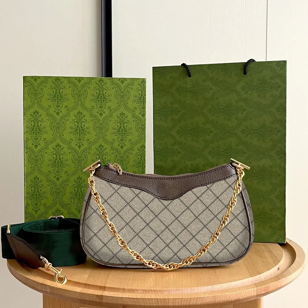 

Designer Bag Shoulder Bags Women Classic Hobo Handbag Ladies Messenger Underarm Bag Lady Purse Brown Wallet Letter Leather Bag