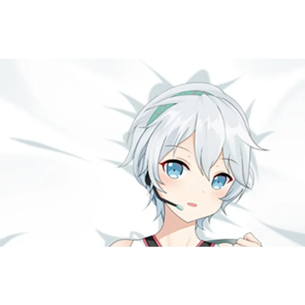 Yan‑He Vocal Character HD Double‑Sided Print Throw Pillow Cover Hidden Zipper Sofa Cushion Case