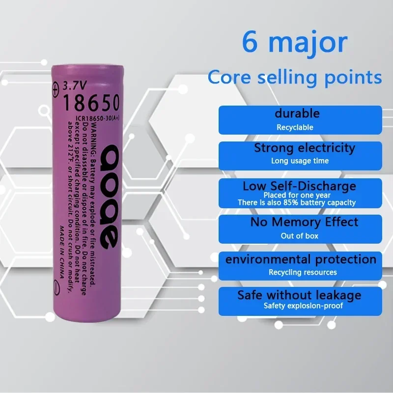 Original 18650 Battery 3.7V 3000mAh Rechargeable Lithium Battery Batter í a 18650 Rechargeable Pilas Rechargeable