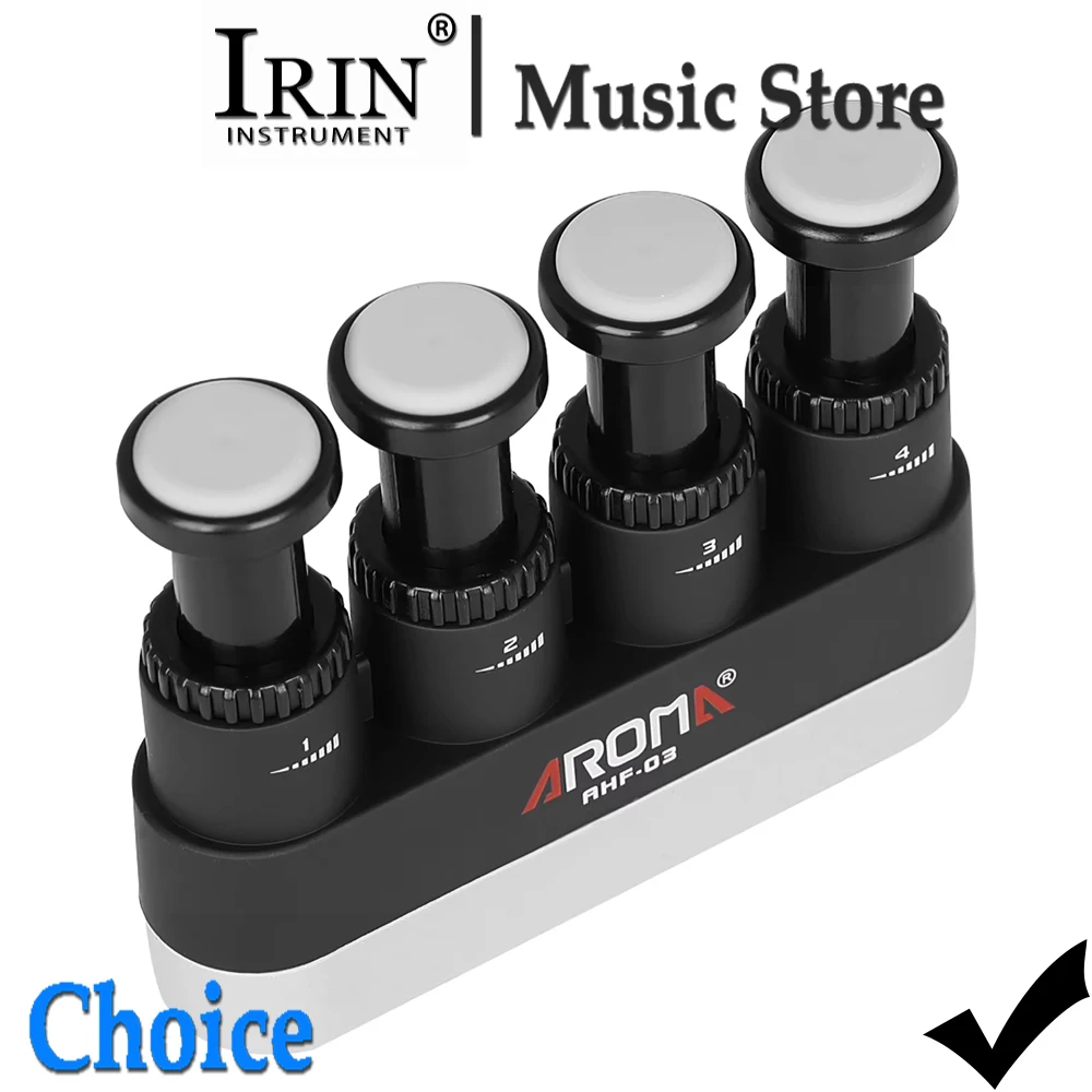 AROMA Finger Exerciser Guitar Hand Grip Power Trainers Medium Tension Home Fitness Equipment Piano Finger Exerciser Entry
