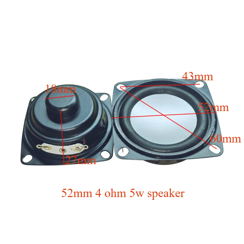 Sotamia ลำโพงมินิ2ชิ้น, ลำโพงเครื่องเสียง4โอห์ม10วัตต์5วัตต์ลำโพงอะคูสติกสเตอริโอเบสมัลติมีเดียสำหรับลำโพงบลูทูธ