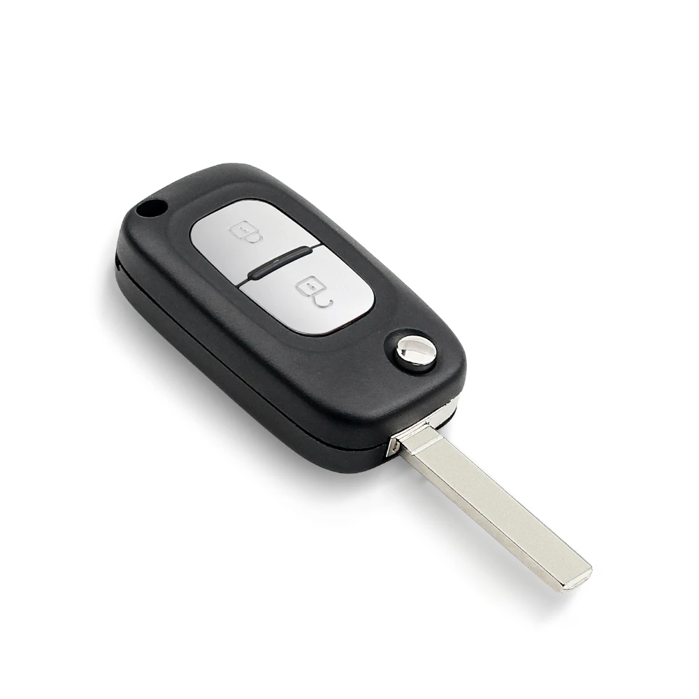 KEYYOU 2/3 Buttons Filp Car Remote Key Suit for Renault Clio 3 Kangoo Master Modus Twingo Flip with 433MHz PCF7961