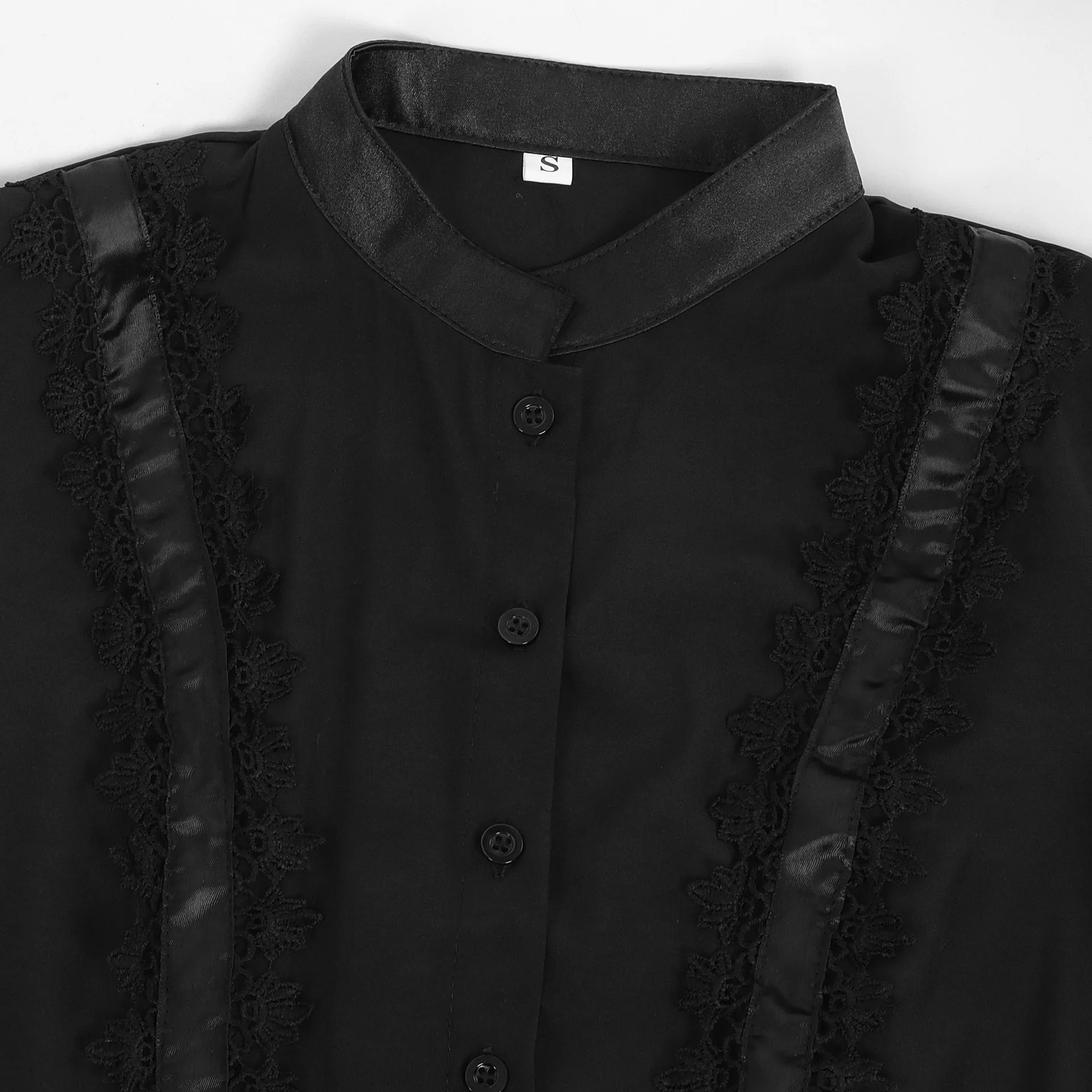 Wi Neues mittelalterliches Kostüm, langer Rock, Damen, hoher Kragen, Halloween, Vintage-Stil, formelle Kleidung, Herbst und Winter, saisonale Faion