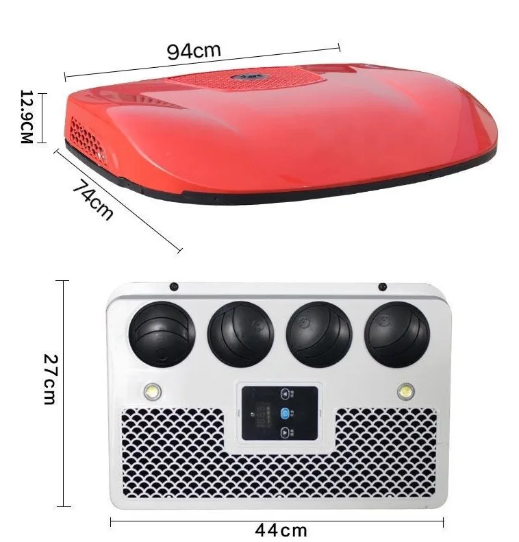 New Air Conditioning System 12V 24V Roof Top  Electric RV Truck Parking Air Conditioner