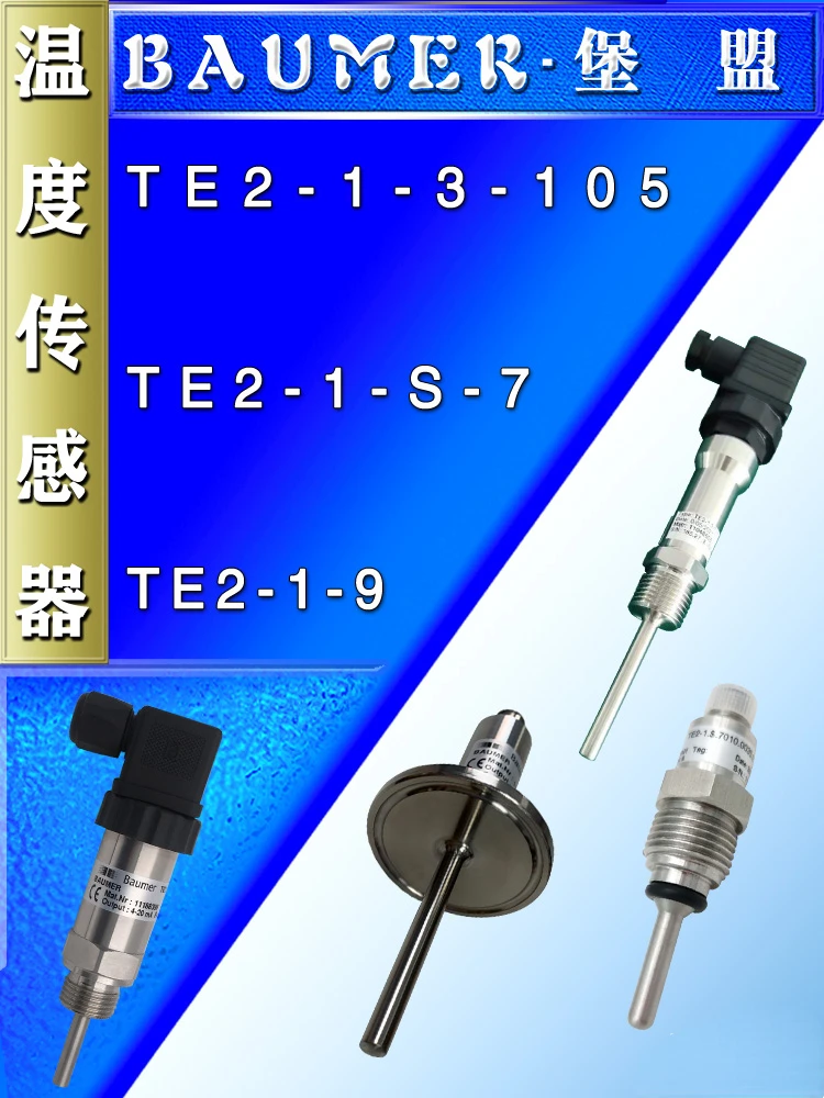 Temperatuursensor TE2-1-3-10500158/9.7020-0060 Analoge Baumer Zender