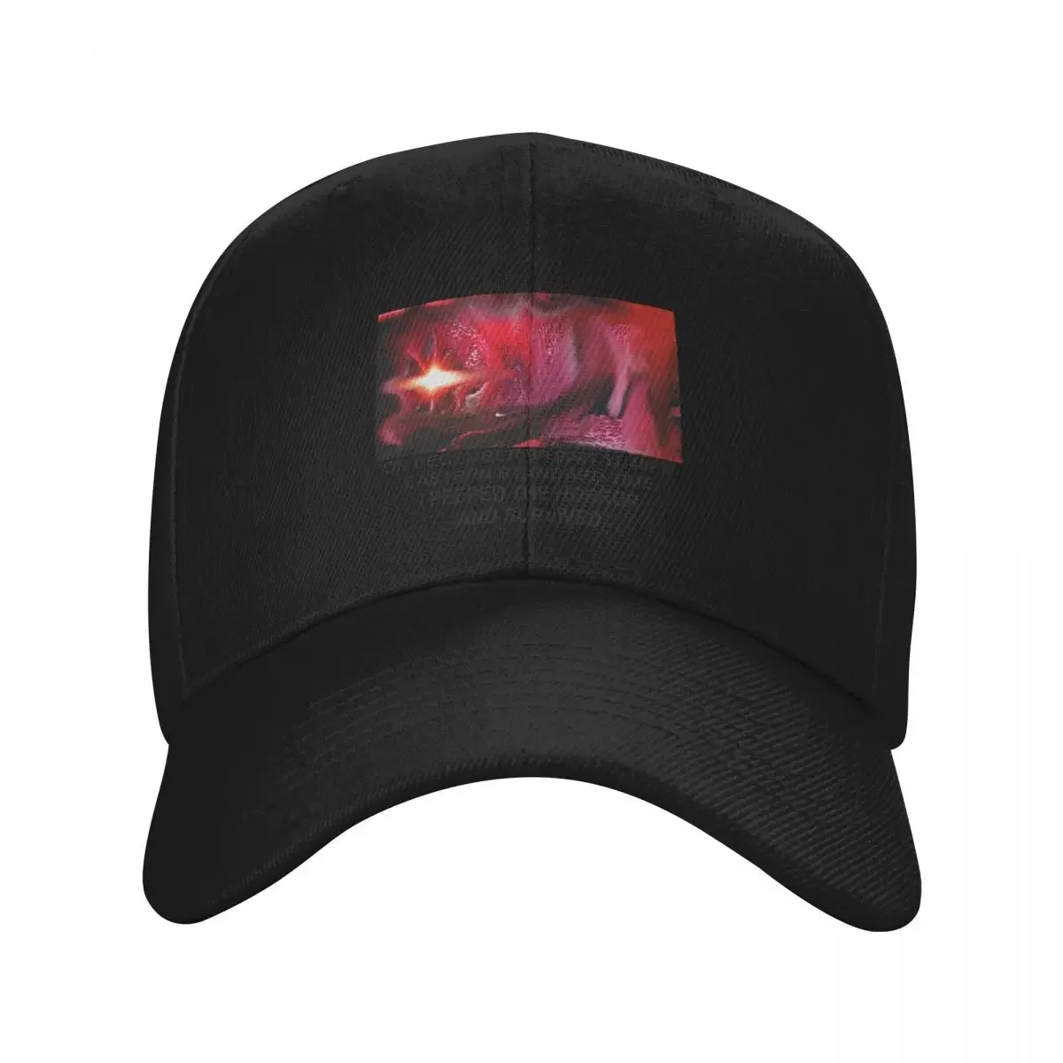 

jerma985 I PEEPED THE HORROR AND SURVIVED Baseball Cap Christmas Hat Horse Hat Bobble Hat Caps Male Women's