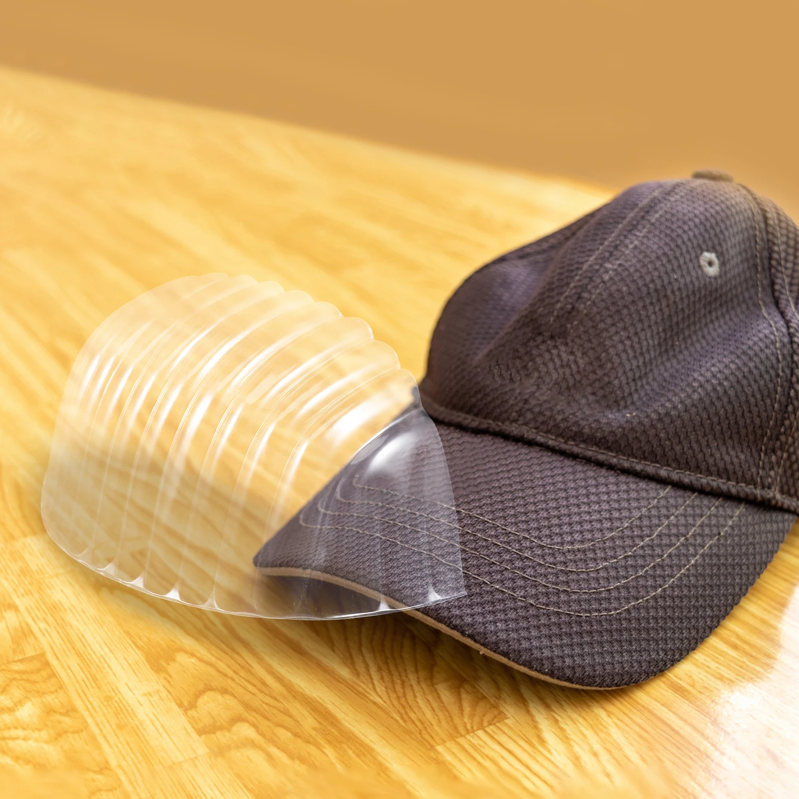 

10pcs Baseball Shaper Insert Pvc Plastic Inner Support Cap Stretcher Hat Brim Shaper Lightweight Portable Cap Rack For Men Women