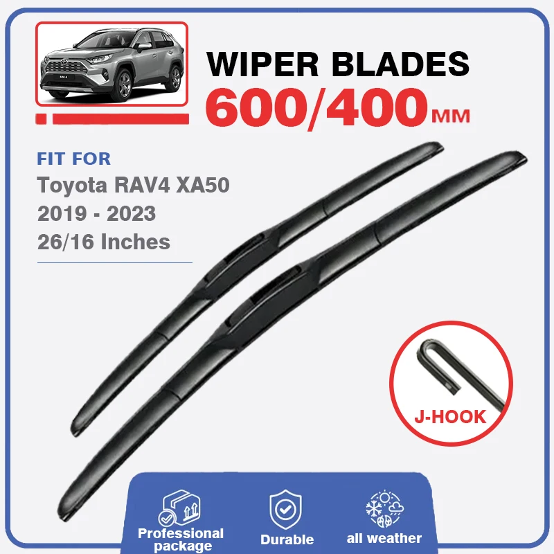 Car Front Windshield Wiper Blades Wipers for For Toyota RAV4 XA50 2019 - 2023 Accessories Window Cutter Brushes RAV 4 50 2020