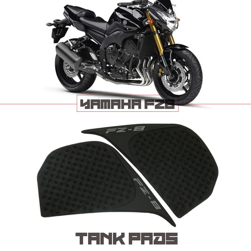 

Motorcycle Anti slip Tank Pad Side Sticker Protector Gas Knee Grip Traction Decal For Yamaha FZ6 FZ-6 FZ8 FZ-8