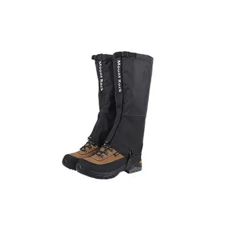 1 쌍의 다리 각반, 하단 다리 용 뱀 물린 보호, 조정 가능한 부츠 커버 야외 하이킹 사냥 눈을위한 레깅스 각반