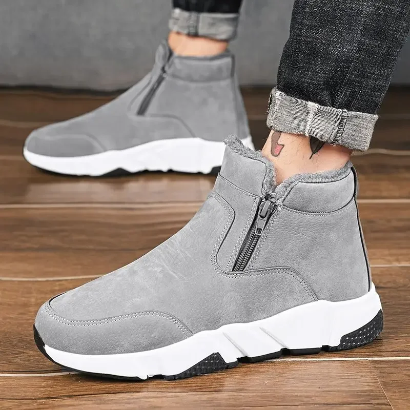 Mit Fell warme Herren schuhe Winter Herren Schneeschuhe Designer neue Original-Angebote komfortable Angebote in der Förderung y2k rutsch fest billig