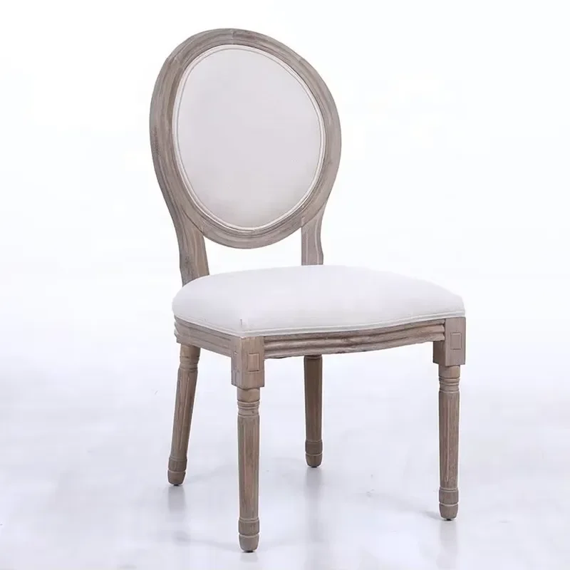 Vintage Wedding Chair Luxury Antique Dining Room Furniture Hotel Banquet Living Room Decor Elegant Style Comfortable Seating
