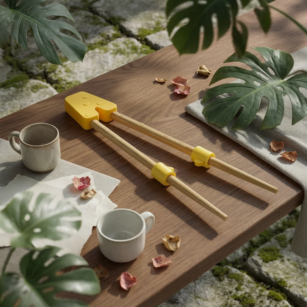 Kids Learning Chopsticks No Splinters Learning Chopsticks Children's Tableware Food Safe Phthalate-Free Safe