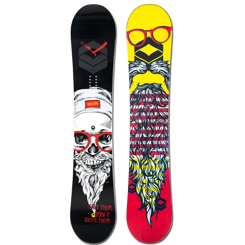 -Fineer Sneeuw All-Around One-Board Platte Bloem Gesneden Skateboard Mannen En Vrouwen