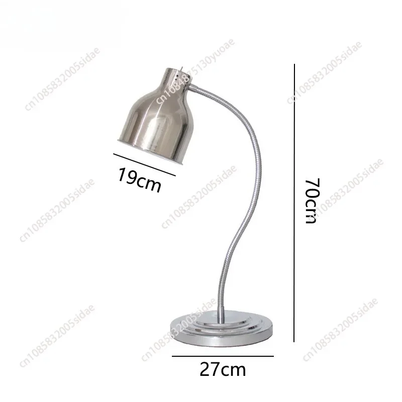 Food heat preservation lamp buffet catering barbecue lamp double-headed marble heat preservation table food heating lamp