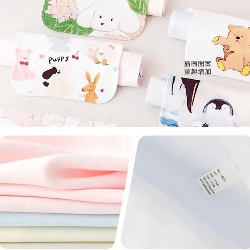   Pack of 2 Cotton Handkerchiefs Moisture Wicking Infant Washcloths for Infants