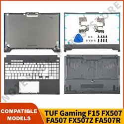 Air Outlet On Both Sides For TUF Gaming F15 FX507 FA507 FX507Z FX507ZM FA507R Back Cover Bezel Hinges/Palmrst/Bottom Keyboard