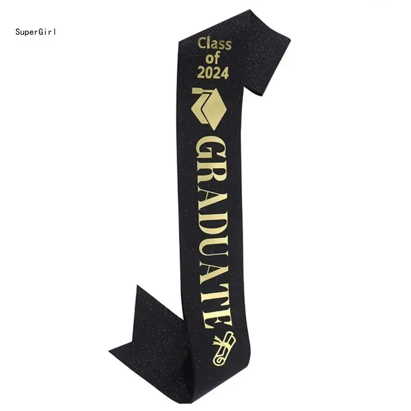 160cm Graduation Season College Teens Graduation Stole Sash for Academic Commencements Etiquettes Belts Party Decors J78E