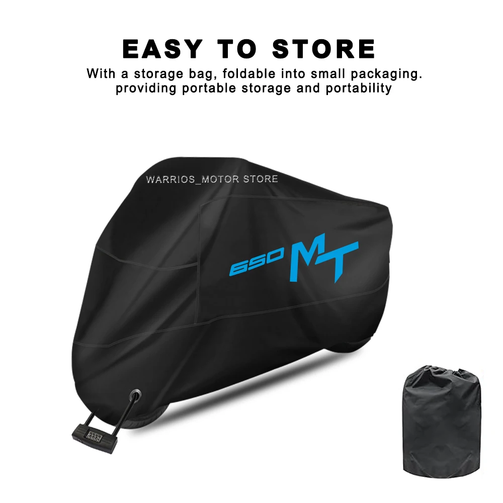 For CFMOTO 650MT 650 MT Motorcycle Cover UV Protection Dustproof Snowproof Outdoor Waterproof Motorcycle Rain Cover