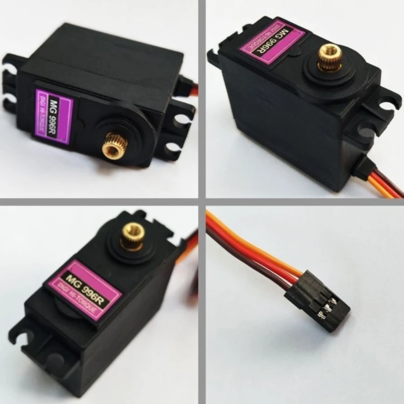 MG996R Vollmetall-Servo mit hohem Drehmoment, Standard-Servo 4,8-6,0V Digital-Servo mit Metallgehäuse