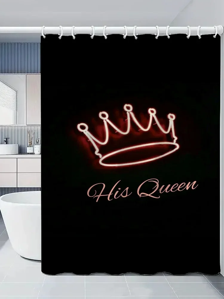 

Занавески для душа для ванной комнаты, водонепроницаемая занавеска для ванной Queen и аксессуары для защиты от плесени, наборы вещей, полный набор, непрозрачный