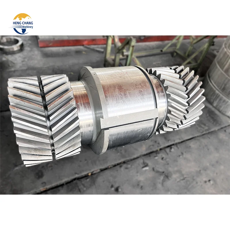 

Forging pinion shaft large herringbone gear shaft double helical gear shaft