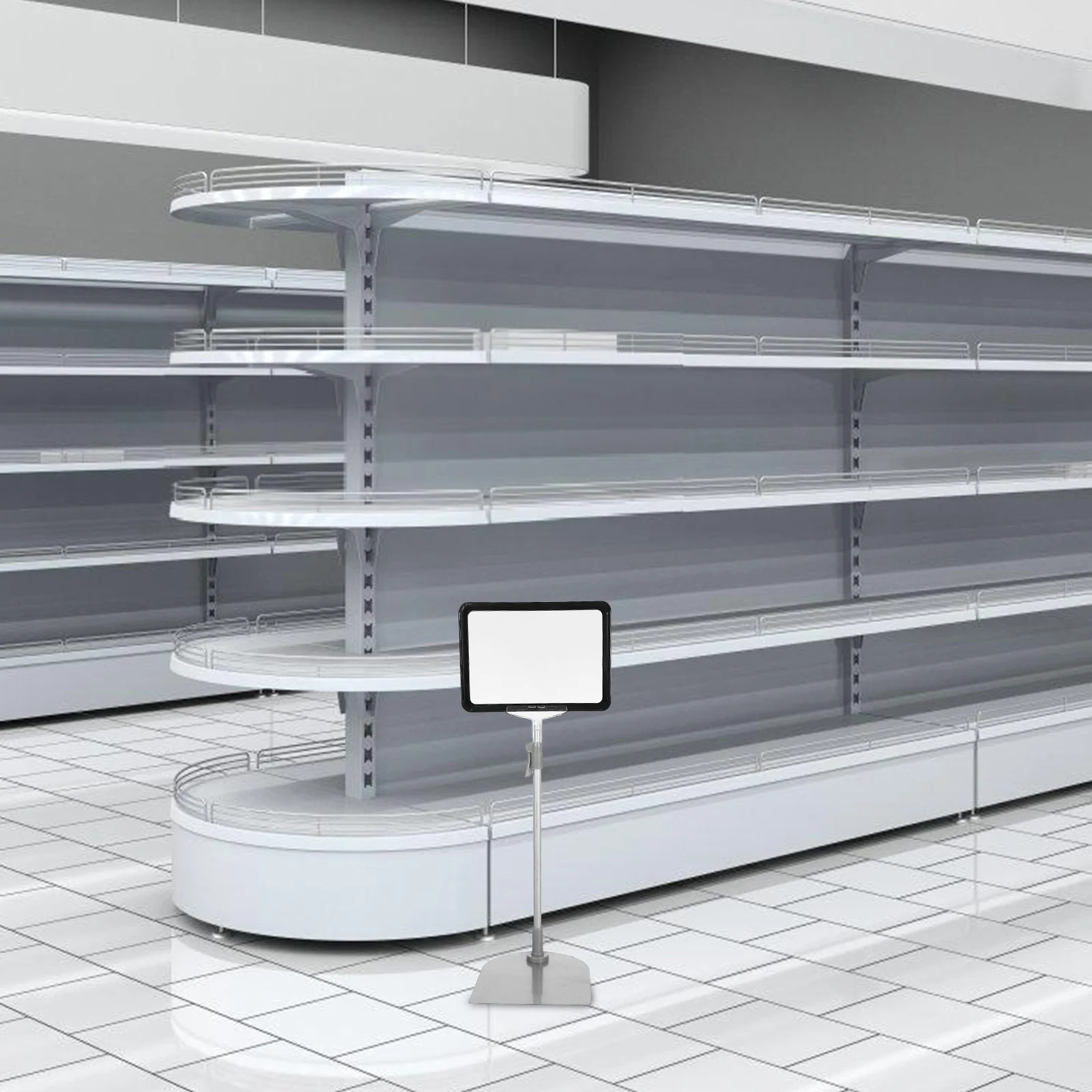 Price Display Board Plastic Holder Stands Craft Sign Clip Promotional Card Advertisement Stand Poster Board Display Table Sign