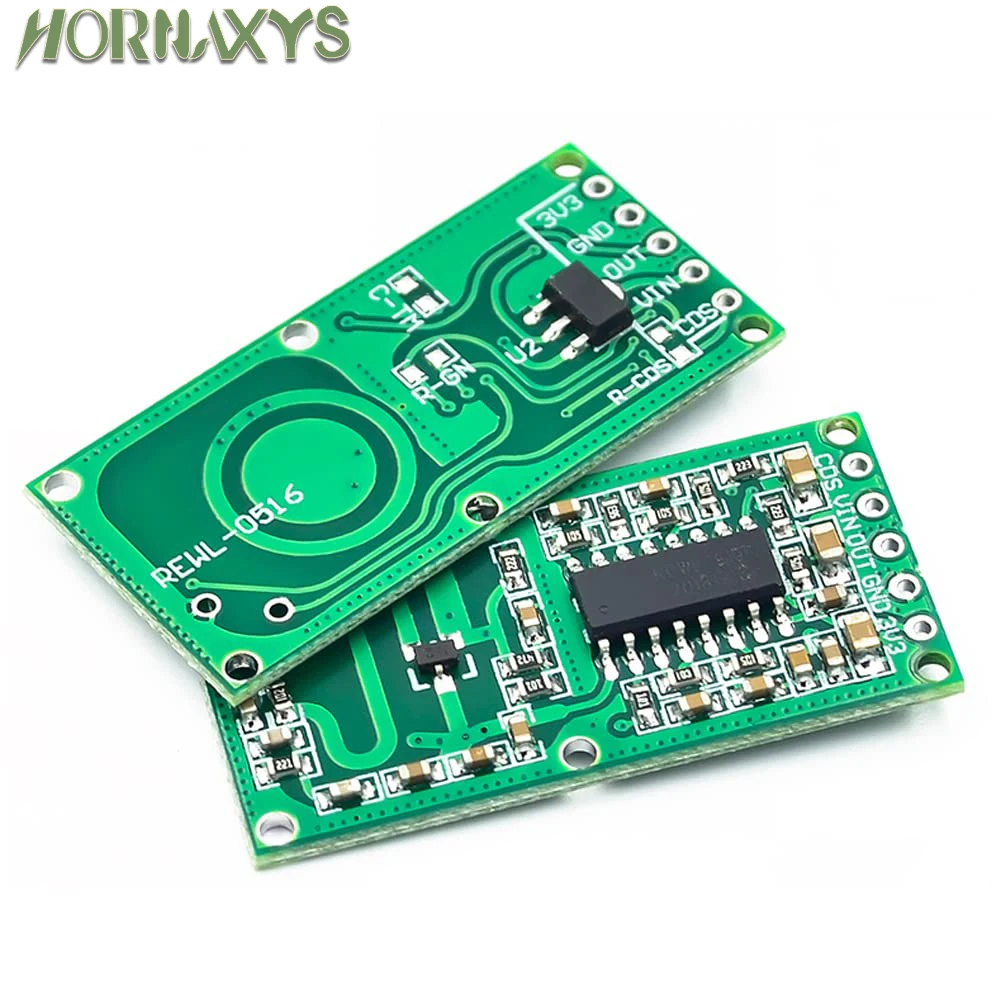 10pcs RCWL-0516 Micro Wave Radar Sensor Switch Board RCWL 0516 Microwave Human Body Induction Intelligent Module Output 3.3V