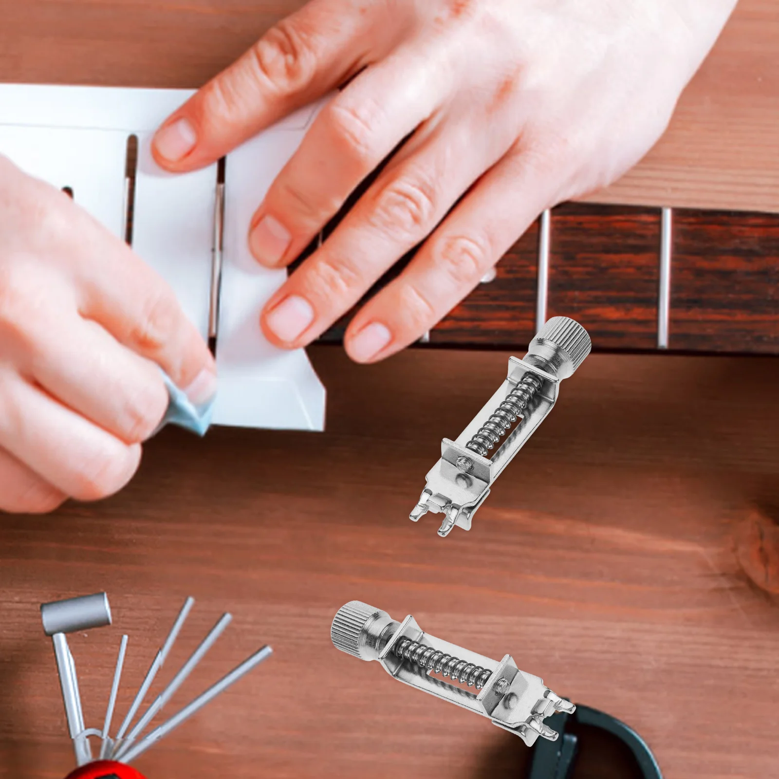 

Octave Adjustment Wrench Guitar Maintenance Tool Repairing Accessories Silver Bridge Parts and Tools