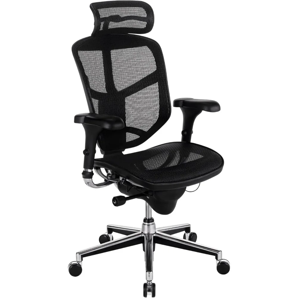 

Quantum 9000 Series Ergonomic Mesh High-Back Chair for Executive Offices in Black, BIFMA Certified