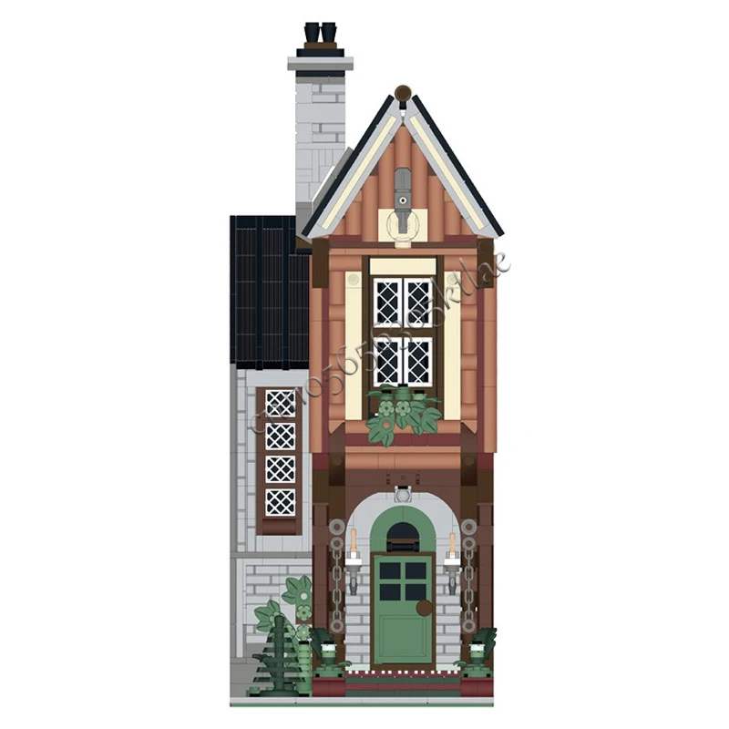 Nuove 1687 parti MOC City Street Views Modulari Fairy House Building Blocks Fai da te Assemblaggio educativo Giocattoli per bambini Regalo di Natale