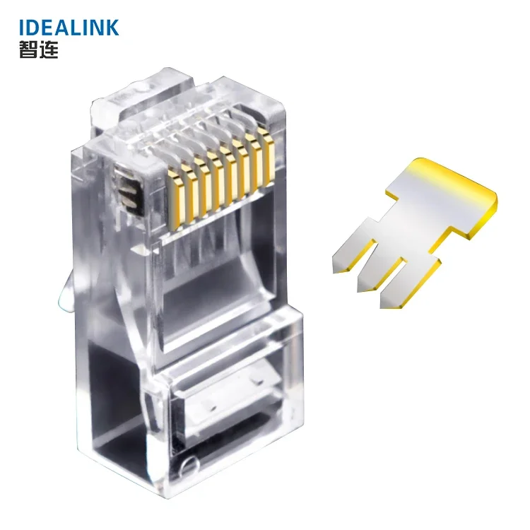 High performance 1000pcs set UTP network Ethernet cat6 rj45 connector 8p8c modular plug