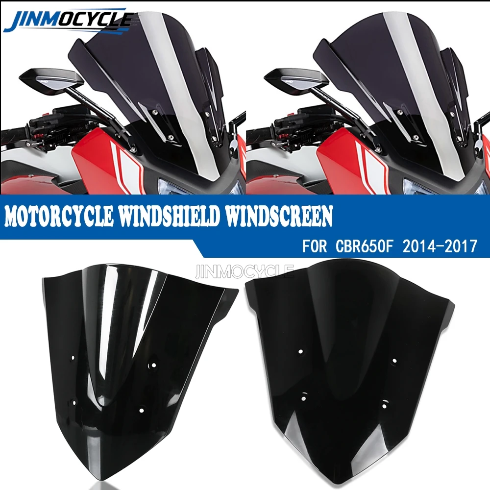 

For Honda CBR650F CBR 650 F 2014 2015 2016 2017 2018 Windshield Windscreen Wind Deflectors CBR650 F Motorcycle Accessories
