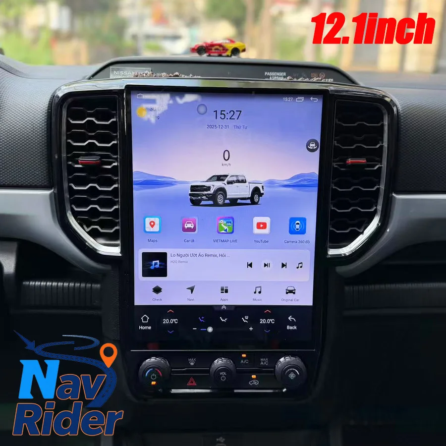 

12.1" Screen Dual System Multimedia Video Player For Ford Ranger 2022-2025 Car Stereo Radio GPS Navigation Android Auto Carplay