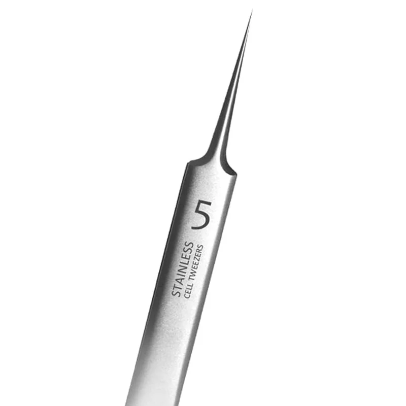 블랙 헤드 리무버 도구 화이트 헤드 지트 여드름 추출기 용 스테인레스 스틸 여드름 핀셋 자란 머리 제거 스킨 케어 도구