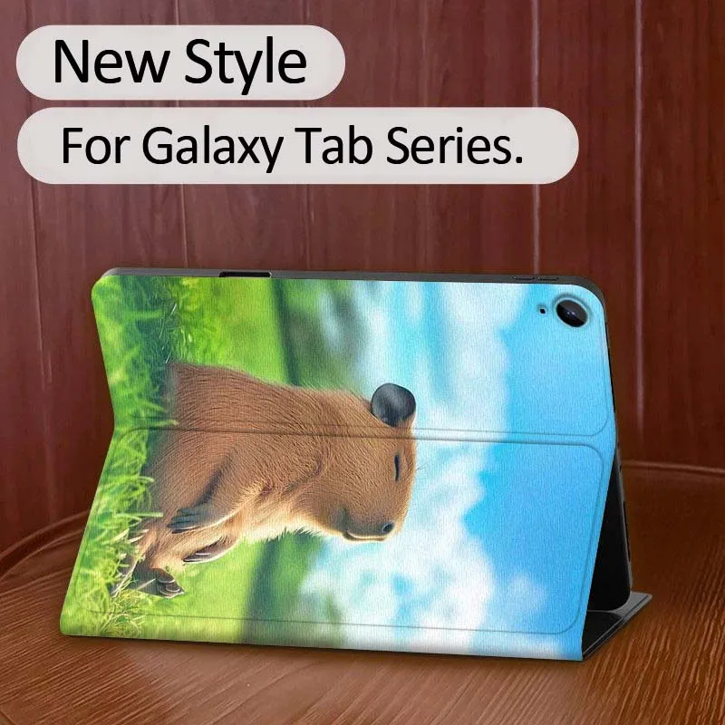 الكرتون الفن كابيبارا لسامسونج غالاكسي تاب A7 A A8 A9 A11 S6 S11 10.1 10.4 10.5 بوصة لايت زائد اللوحي #3