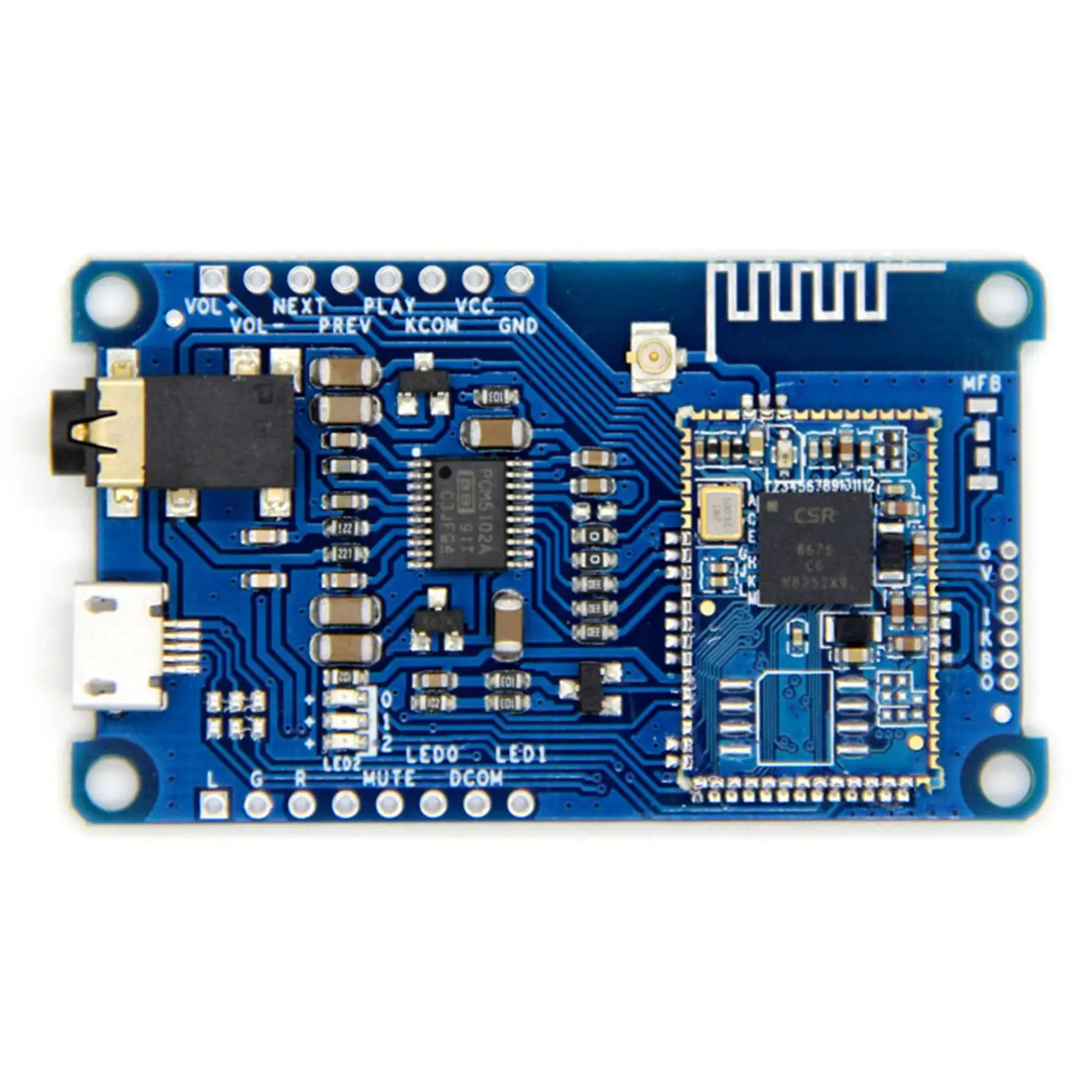 

CSR8675 Bluetooth V5.0 Decoder Board PCM5102A Low Power Consumption Support APTX/APTX-LL/APTX-HD