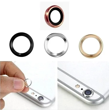 

2x оригинальных новых стеклянных линз для задней камеры для iphone 6 6S 4,7 дюйма, держатель для задней камеры со стеклянной крышкой объектива, замена 4 цветов