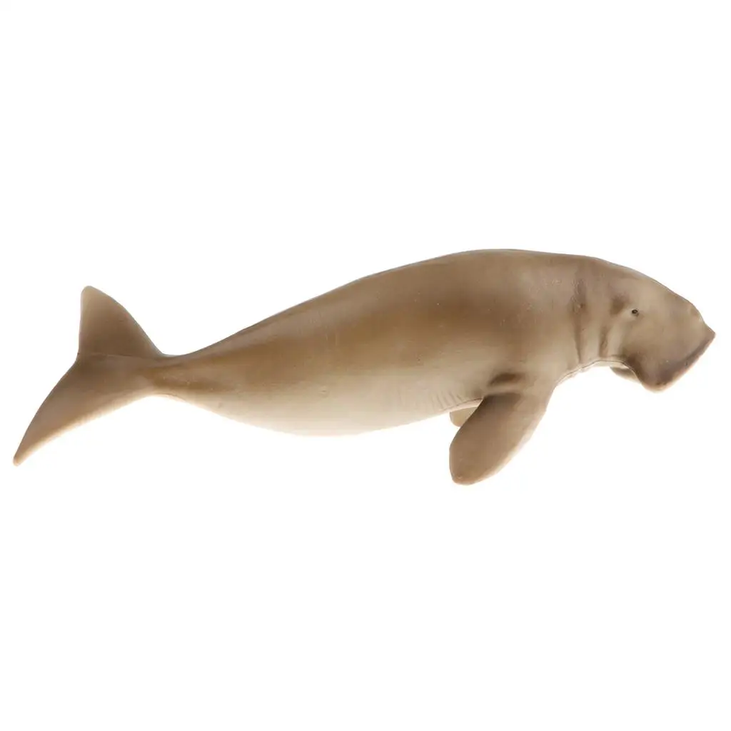 Realistic Mtee Dugong Ocean Animal Model Figurine Kids Toy Home Decor