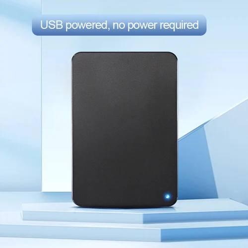 Imagen 2 del producto Disco Duro Externo de 1TB portátil HDD USB 3,0/2,0 dispositivo de alta velocidad de 60GB, 250GB, 320GB, 500GB, 640GB, 750GB memoria externa Pour ordinateur portable ps5 ps4