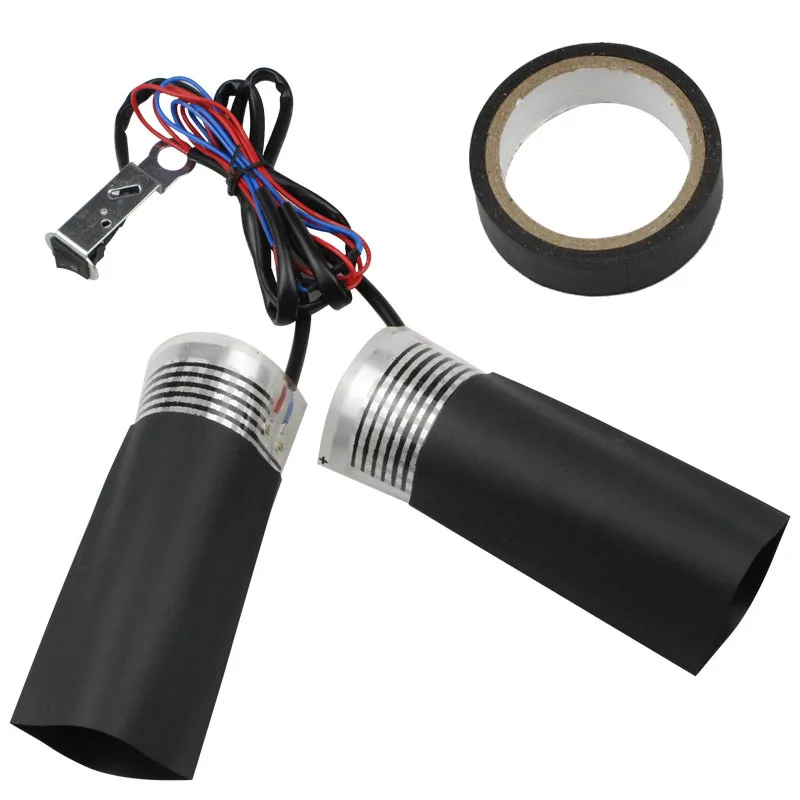 12V Adjustable Motorcycle Heating Handle with Three-Position Switch Electric Heating Sleeve