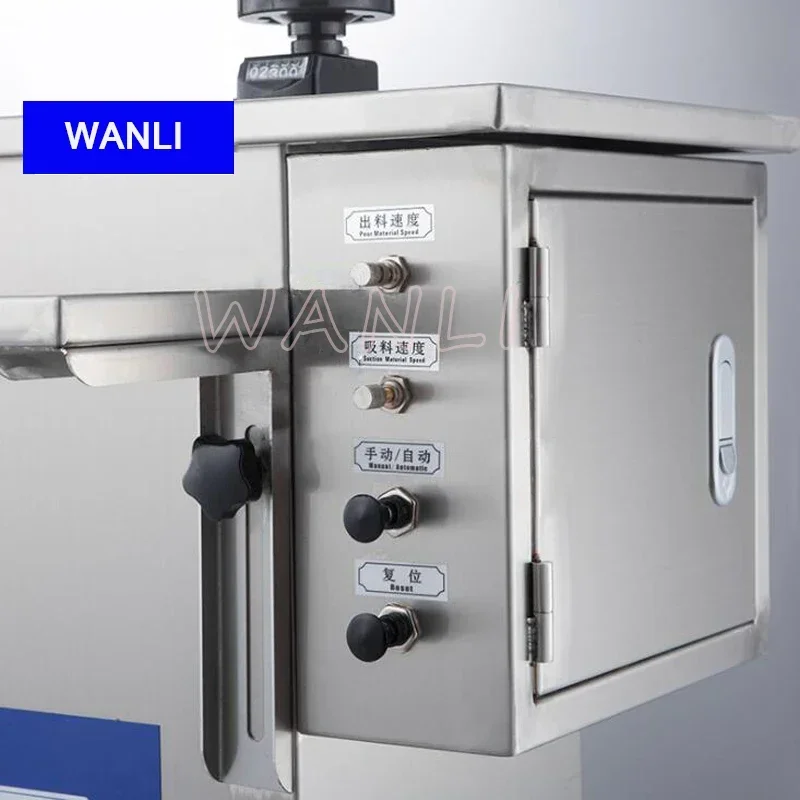 ماكينة تعبئة معجون منزلية بدقة 220 فولت 1% ماكينة تعبئة السوائل الكمية ماكينة تعبئة العسل كريم التجميل