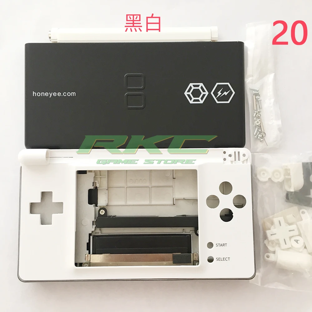 جديد شل الإسكان غلاف ل NDSL الإسكان شل استبدال شل ل نينتندو DS لايت DSL NDSL NDS لايت وحدة التحكم مع زر