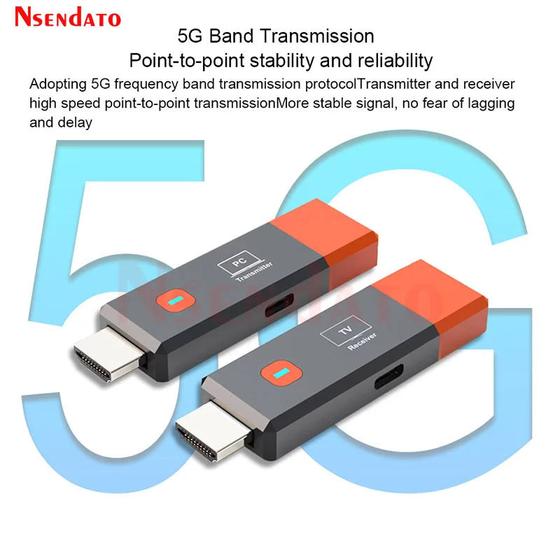 50M HDMI sans fil Extender HDMI vidéo émetteur récepteur 1080P sans fil HDMI affichage TV Stick adaptateur pour PS4 caméra PC vers TV