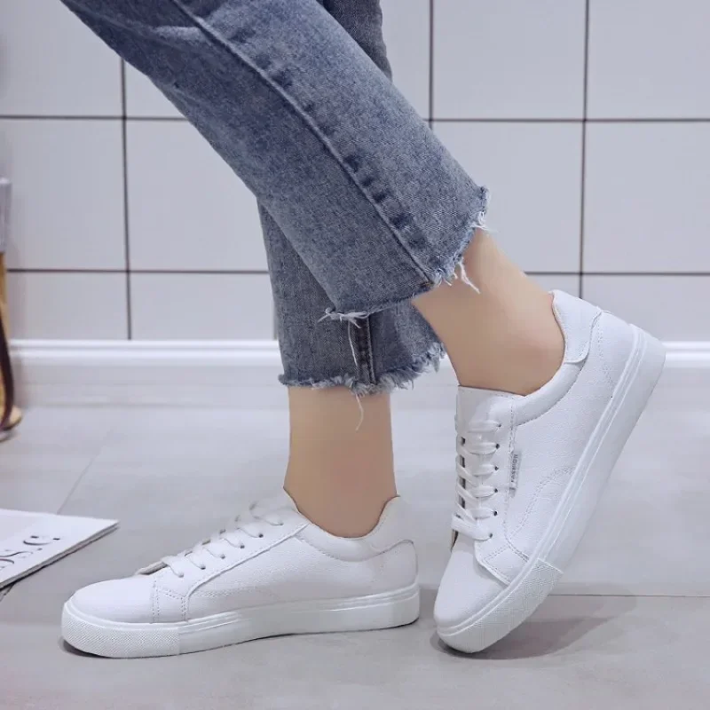 New Women Sneakers Casual Shoes High Quality Woman Flats Spring Autumn Low-top Loafers Girls Student White Shoes Ladies Shoes