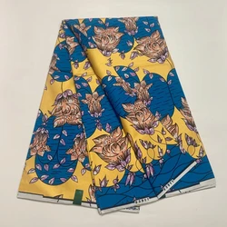 Wholesale Prices Guaranteed Veritable 100% Cotton Fabric African Real Wax Fabric Ankara Prints Wax Nigerian Style Tissu Pagnes