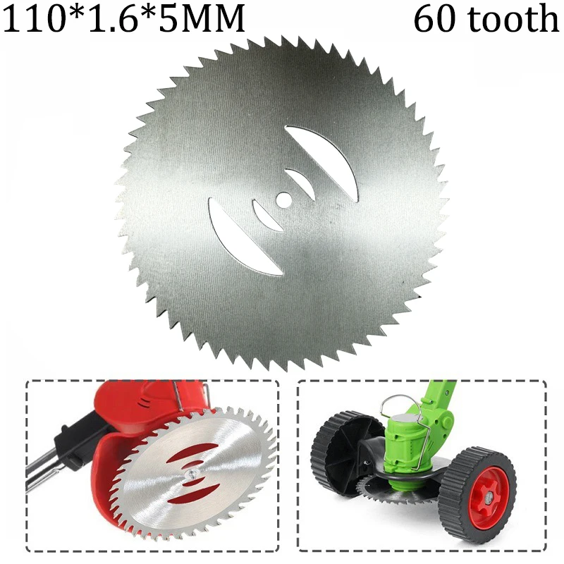 110mm Steel Circular Saw Blade HSS Mini Cutting Disc Rotary Tool for Wood Plastic Aluminum